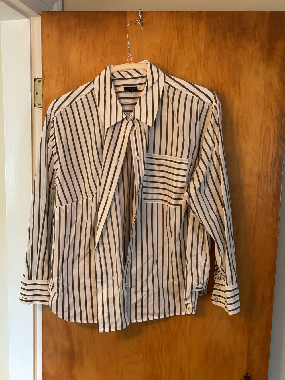 Talbots Women's Striped Button Down Shirt Size 1X